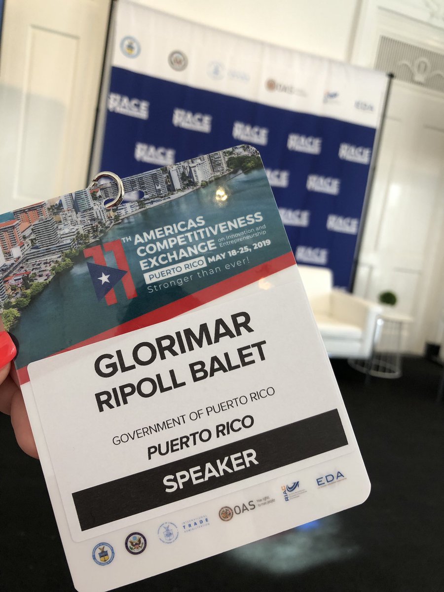GlorimarRipoll's tweet photo. At Day #1 of the “Americas Competitiveness Exchange on Innovation and Entrepreneurship” in Puerto Rico #ACE11 #ACXchange https://t.co/nV9uhNUY2N