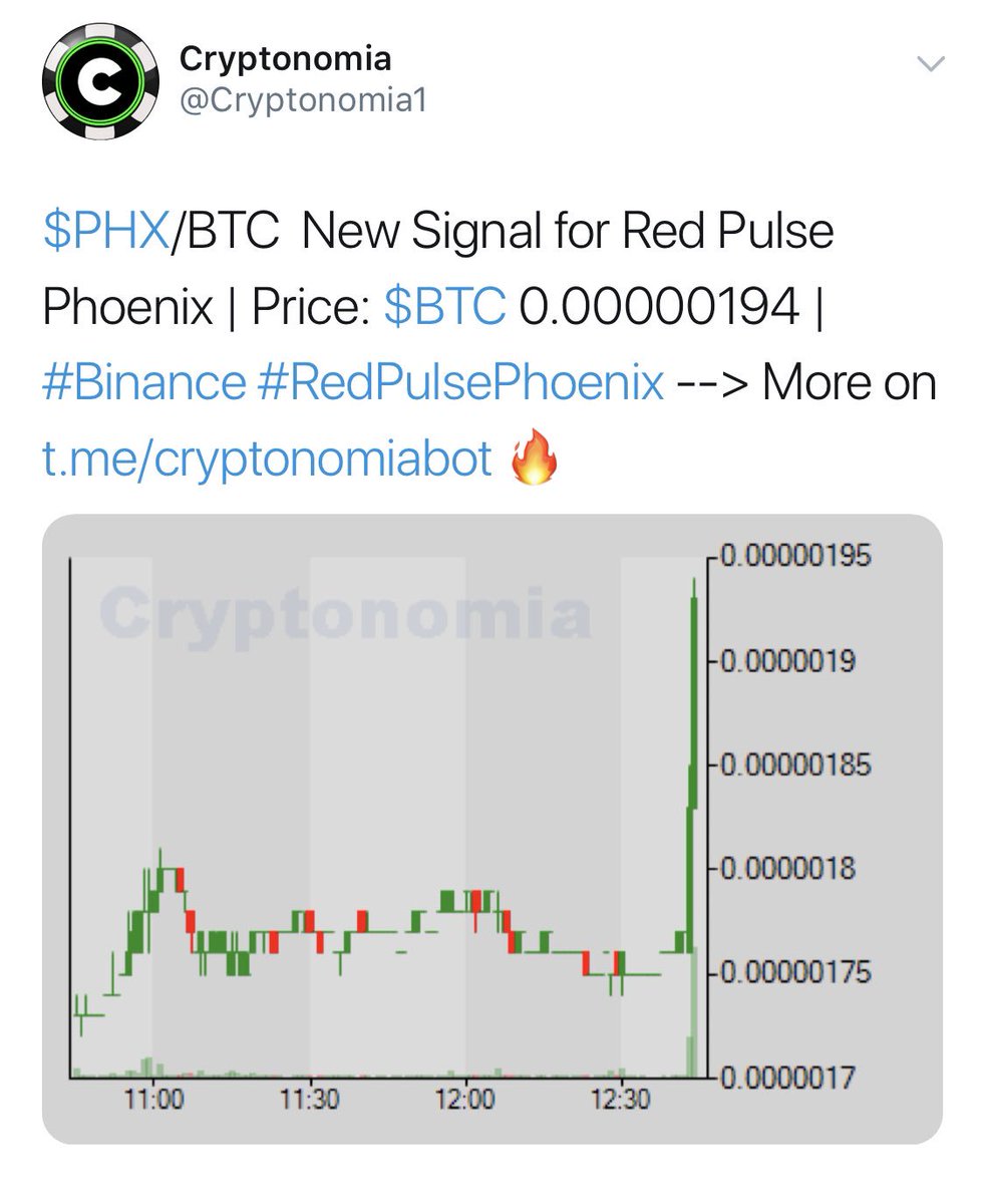 Binance on Twitter: "#Binance Will Support the Red Pulse Phoenix ( $PHX to Binance Chain https://t.co/lW69XYHhgE / Twitter