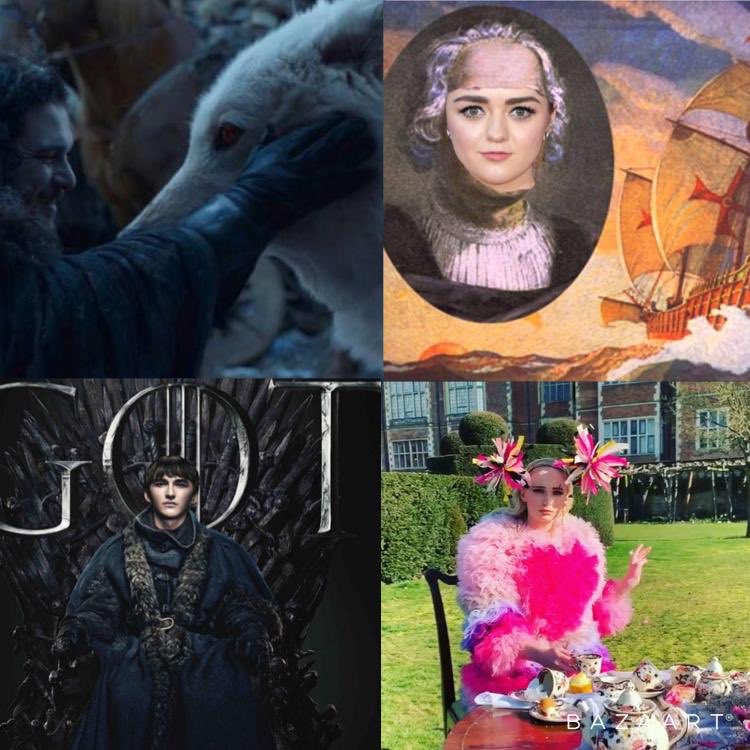 unaibarquin's tweet photo. El capitulo en 4 imagenes. 
Resumen perfecto #GOTfinal https://t.co/5yl025ipeW