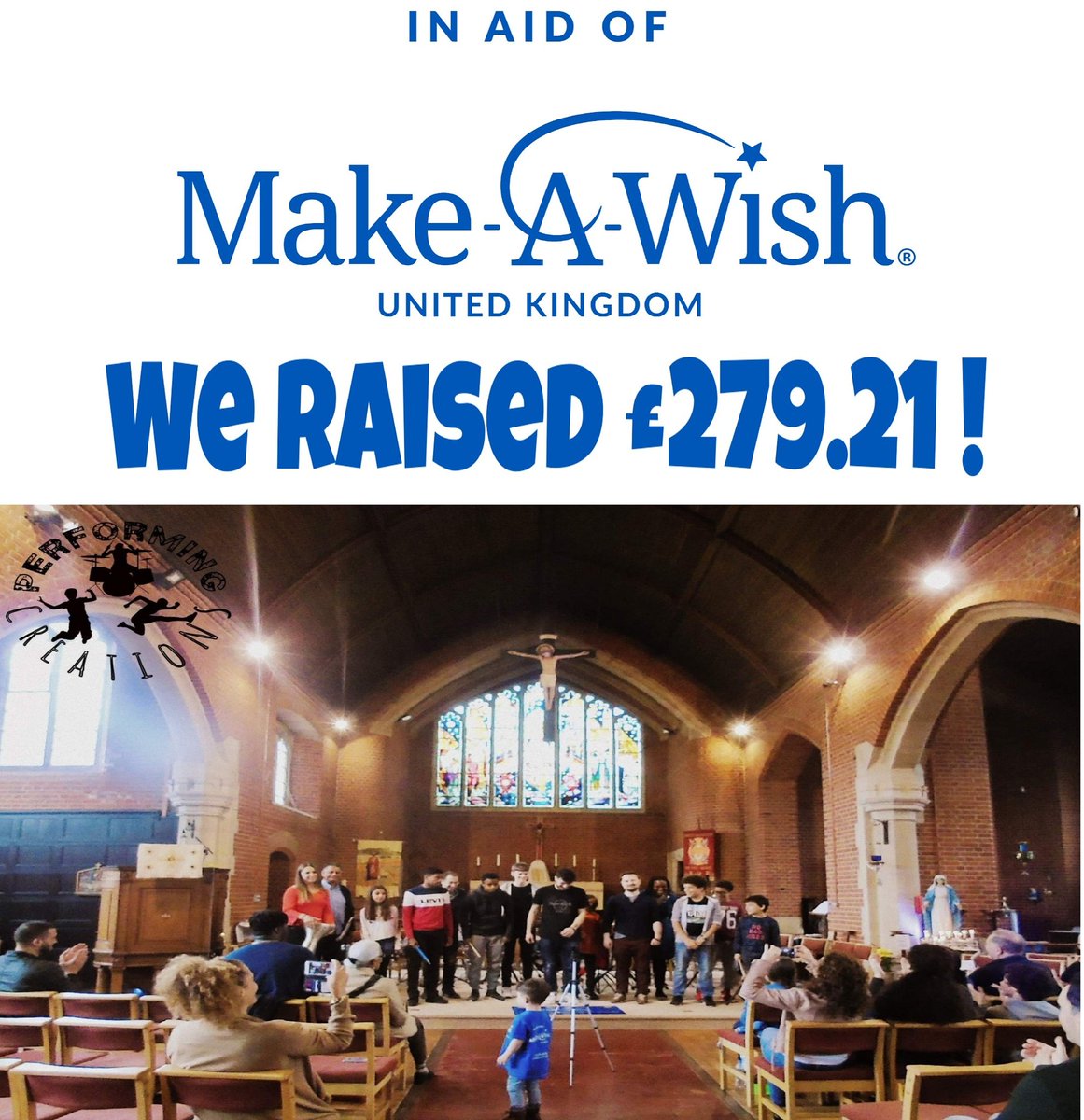 performing_cr's tweet photo. Thank you for your support..!💙
#performingcreations #fundraiser #charityevent #showcase #drumshow #northlondon #MakeAWishUK @MakeAWishUK https://t.co/vepA9LcHBJ