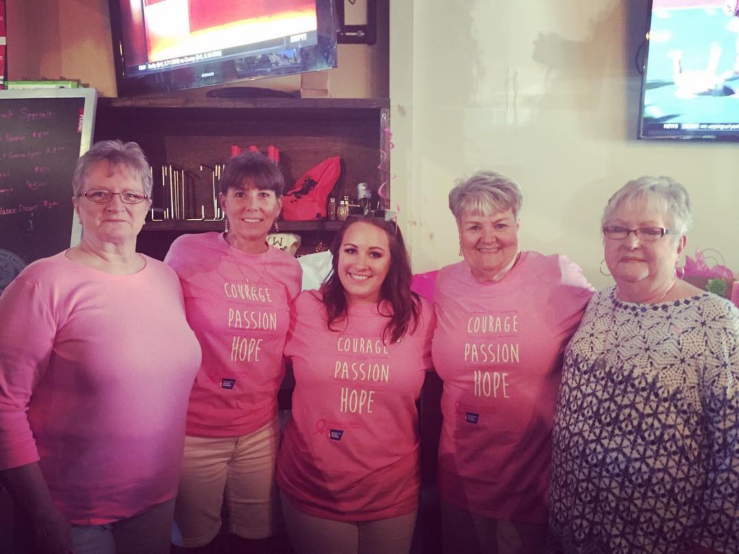 “Survivors 💓 my nana on the far right is MY WHY. Why I do everything I do! Because early detection saves lives.” #MakingStrides