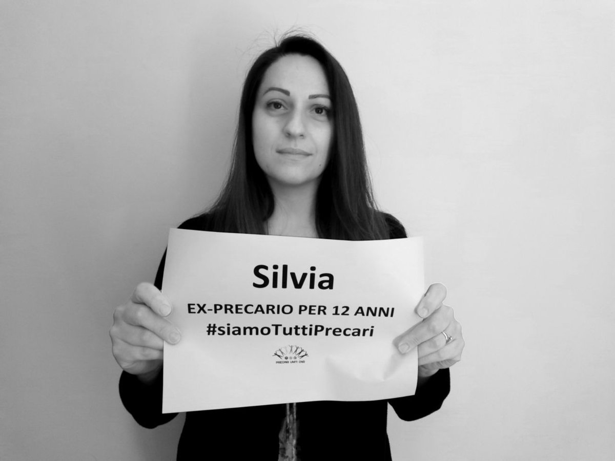 Campagna #siamoTuttiPrecari rivolta ai #PrecariEPR, agli ex #precari e a tutte le #persone che supportano la #ricercapubblica. #coraggioelungimiranza #bastaprecariatodistato @lofioramonti @AlexMelicchio @mariannamadia @OfficialTozzi @agorarai @PrecariUnitINFN @PrecariUnitiCNR