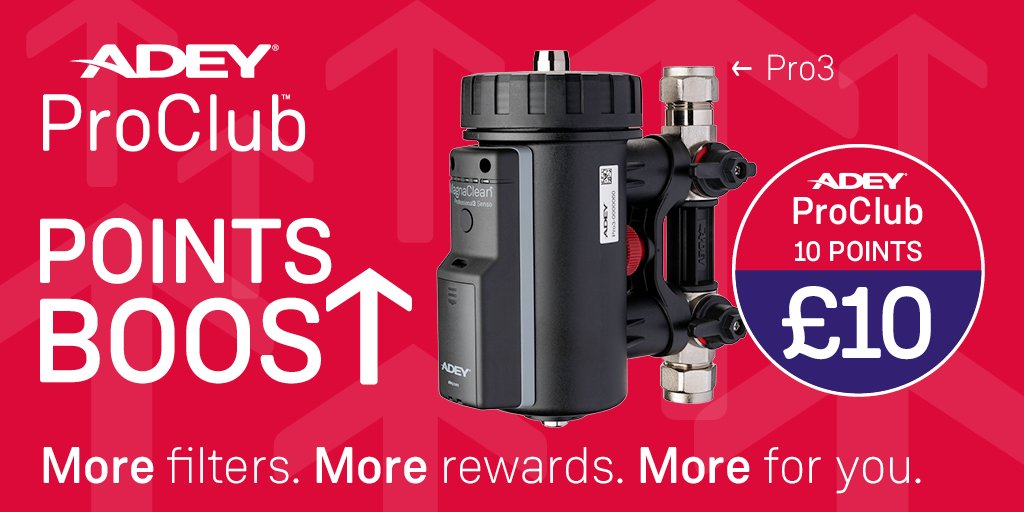 ADEY_Pro's tweet photo. ๐ PROCLUB POINTS BOOST OFFER ๐
Are you a ProClub member? โ
Now you can register ANY filter in the club and receive reward points for each!
Get registering your MagnaClean Pro3 Sense's as each will earn you ยฃ10 worth of reward points! ๐ฎ
#TeamADEY #ProClub #PointsBoost https://t.co/NKcBtJd7lp
