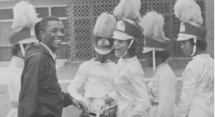 AlbanyStateUniv's tweet photo. @hbcugrad Here is a throwback from 1964 and a current picture of the Albany State University Marching Rams Show Band! 🎶🔥💯 https://t.co/8p5LKOaVFD