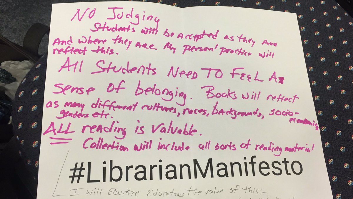 DebbieBobilin's tweet photo. Great presentation empowering librarians to disrupt,instigate and agitate. https://t.co/1D4qOL7n8E