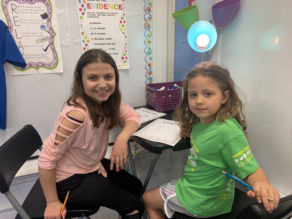 MrsCondonL's tweet photo. 1st and 4th grade buddies! We are settting some new goals for next year! #TLIM #goals @JeffersonElemSc https://t.co/9iLYAm6siH