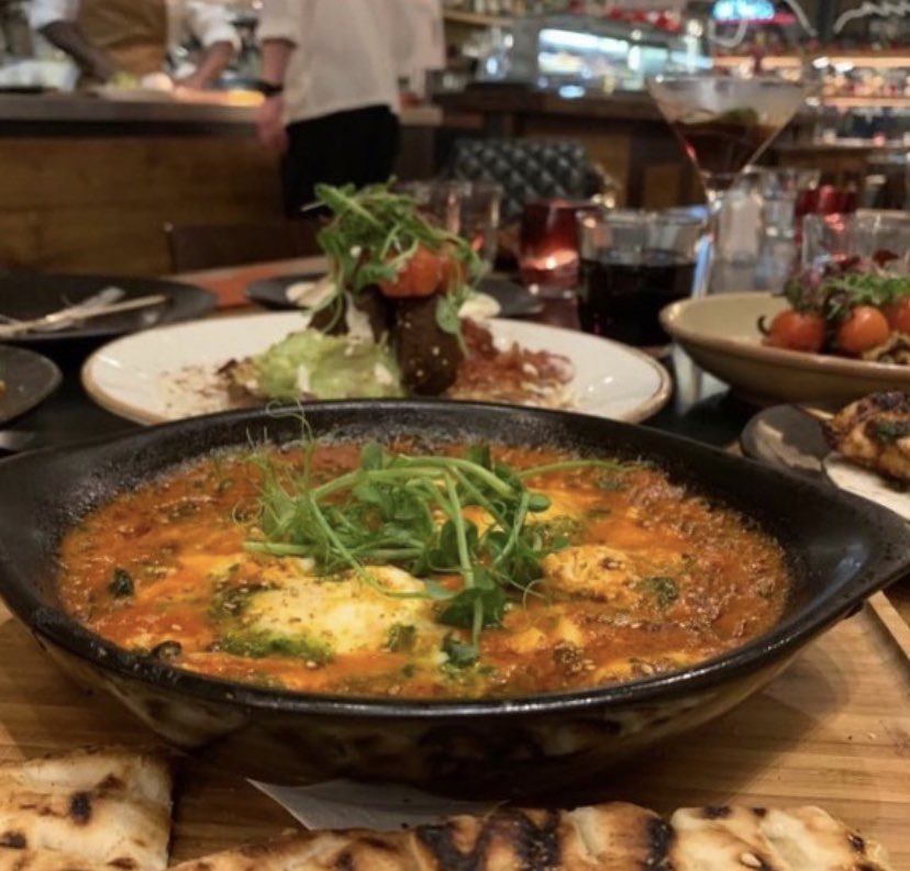 EscaClapham's tweet photo. Esca is famous for Shaksouka. Did you know that Shaksouka is the name given to tomato sauce enriched with onions, herbs and spices combined with eggs
#shakshuka #eggs #brunch #foodporn #shakshouka #shakshukaeggs #eggporn #eggfavorite #shakshukah #eggspicy #escaclapham https://t.co/bMqS1H1Fgc