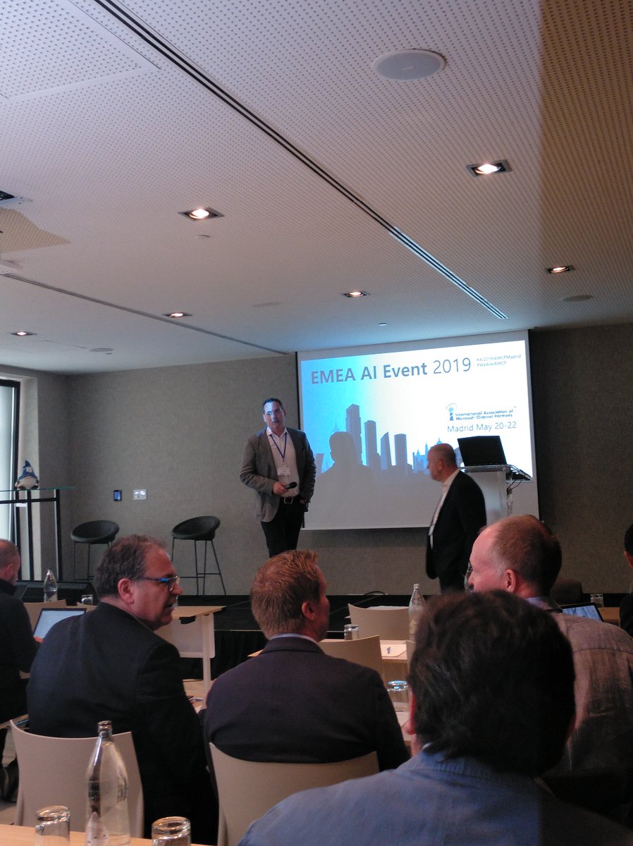 IAMCP_Spain's tweet image. @michielvvliet Welcoming the Event.
#AI2019IAMCPMADRID #WeAreIAMCP #emea2019