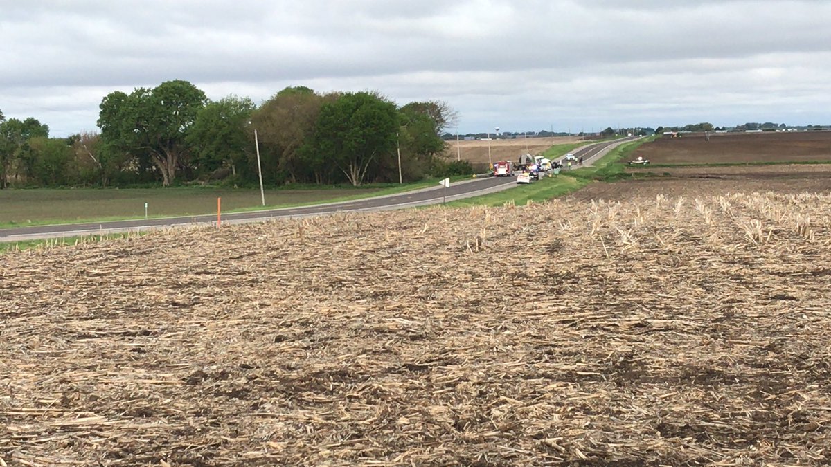 Msimmons_3NN's tweet photo. Hwy 92 and County Rd13. Semi vs car. Head on comision https://t.co/AgBumXKTMQ