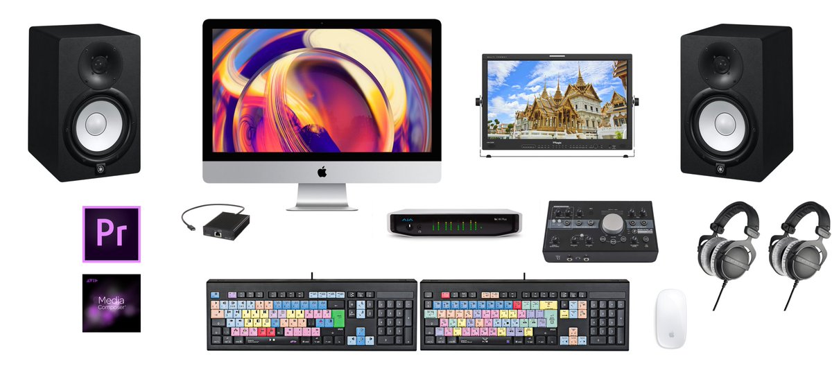 thefuturestore's tweet photo. Mooie hard- en software bij elkaar gezet voor de edit, audio en color sets van de Open Set van het AV Festival van dit jaar #openset #postproduction #avfestival https://t.co/89fw61boKY