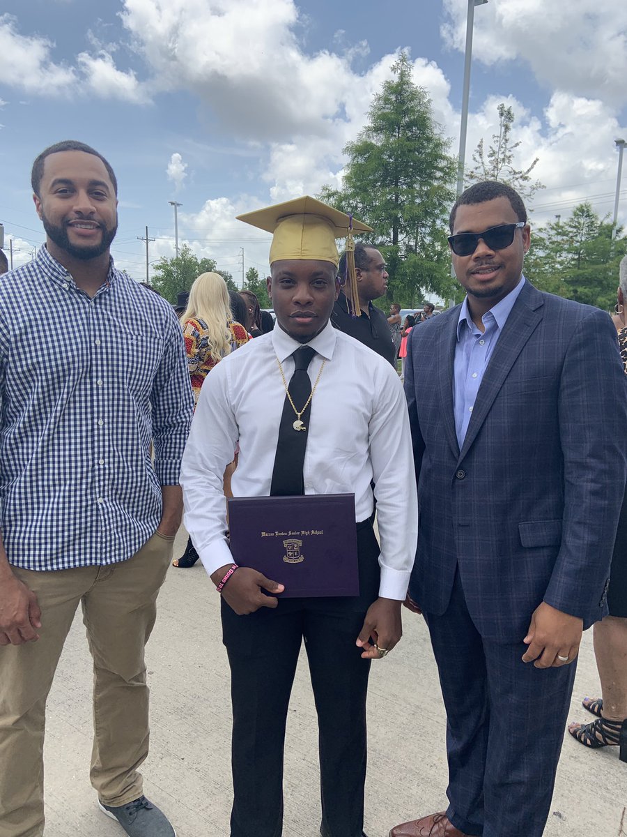 Congrats to Tiren Causey, one of our Alpha Youth Leadership Academy mentees at Warren Easton Charter High School. Tiren plans on attending Southern University in Baton Rouge, LA. Congratulations graduate! #ayla #mentorship #hbcu