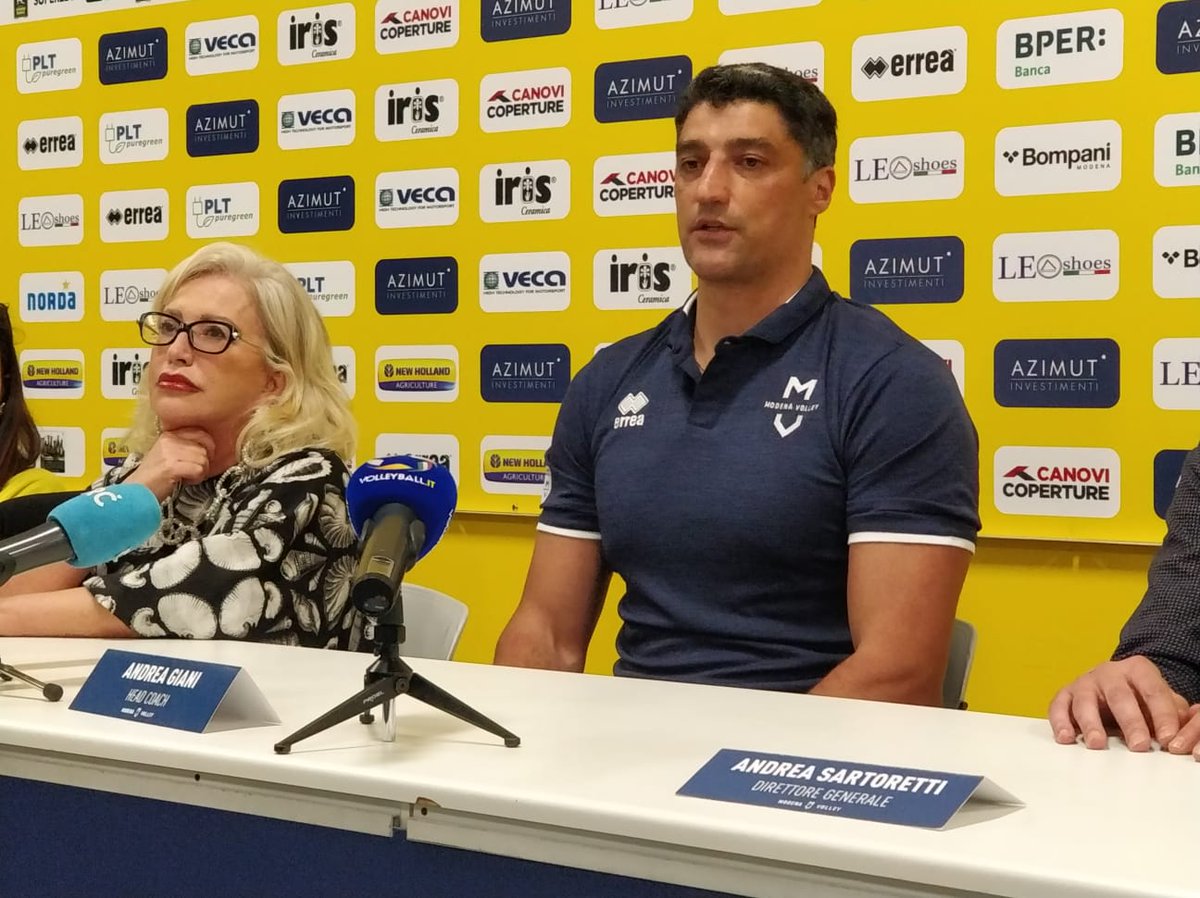 Andrea #Giani:"La pallavolo da sempre passa da Modena. Quando è arrivata la chiamata ho deciso in modo velocissimo, negli ultimi 10 anni ho fatto tanta esperienza".