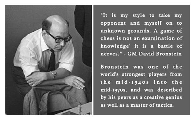 #MondayMotivation with #Legendary #Soviet #chess GM David Bronstein -  #winningtips for #Chessies #BeReady for the #Unknown

@SanJoseHackers @PROChessLeague @ChessQuotes @motivational @Inspire_Us @FIDE_chess #ChampionsLeague #chess24 #MotivationalQuotes