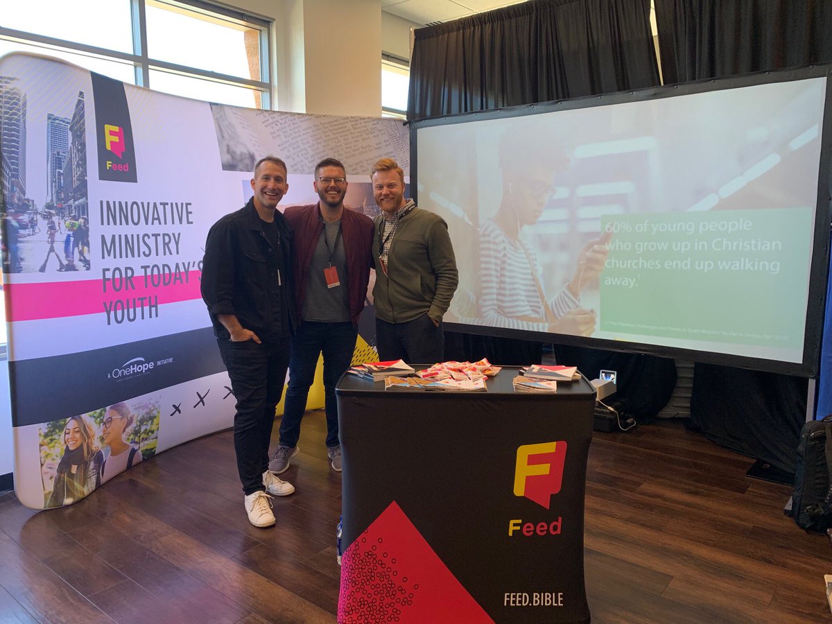 OneHope's tweet photo. At the #RiverValleyConf this week? Stop by to learn about @feedyouthmin and how we're rethinking Gen Z youth ministry for the local church.

@rivervalleyntwk
@CharlieHBrooks 
@TerryParkman https://t.co/S0BegRGwEy
