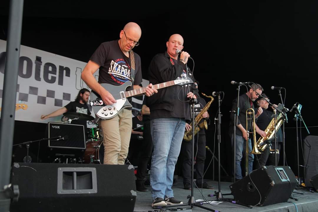 Skapones's tweet photo. Some pics of us opening up the Scooter Tent at CrookFest on May 5th
#crookfest
#skaponesagogo https://t.co/cDds1q3y21