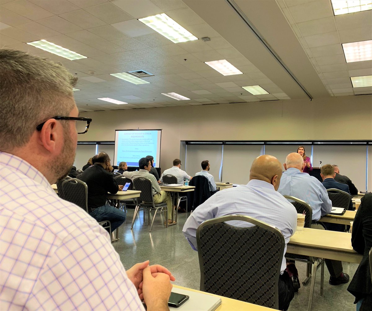 LAN_Engineering's tweet image. LAN’s Matt Manges learning about Harris County’s new procurement processes for compliance with Federal funding requirements. #lanengineering #houston #harriscounty