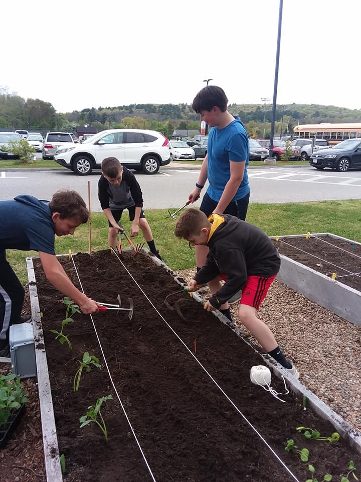 ColbyIMS's tweet image. IMS sixth graders planting our raised bed gardens and solar powered hydroponic towers.  Students will benefit from the food they grow as well as the local food pantry.  @PBLWorks @NSTA @revisionsolar @SenechalSci124 @Changeissimple1 #IMSSTEAM