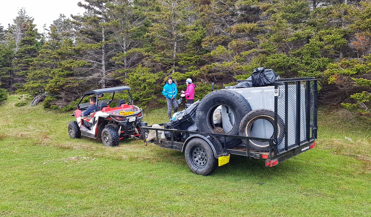 keepexploringCB's tweet photo. Huge shout out to the volunteers who helped clean up Cheticamp Island this morning. It's so awesome to see people actively doing there part &amp; inspiring other to do the same #islandcleanup #beachcleanup #fishingdebris #tires #endplasticwaste #takeaction #doyourpart #bethechange https://t.co/4BS6U1KTSa