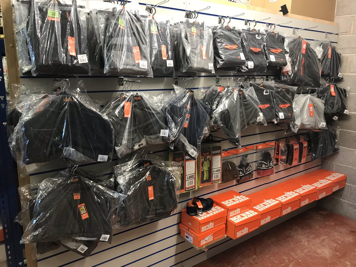 RedpathHire's tweet image. Our new display of workwear, footwear and accessories now available in our showroom. 
#scruffs #workwear #footwear #ppe #redpath #shop #westockwhatourcustomersneed #marketing #brands #competitiveprices