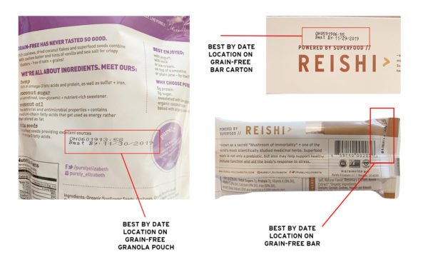 CAPublicHealth's tweet photo. FOOD RECALL: #PurelyElizabeth #recalls granola and bars due to foreign matter contamination. More at https://t.co/ust7eFhrjM https://t.co/zUFcF697WJ