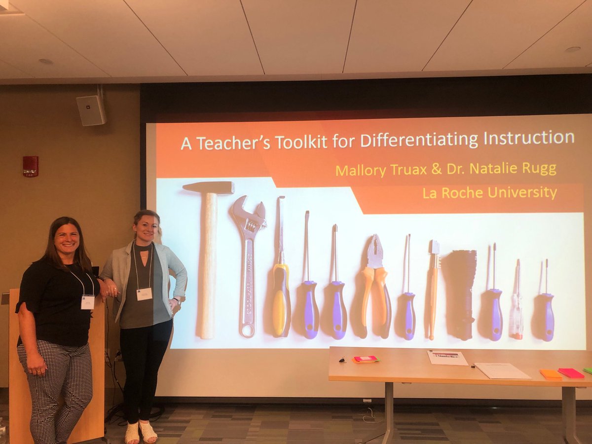 nstsc_'s tweet photo. A Teacher’s Toolkit for Differentiating Instruction - Mallory Truax &amp; Natalie Rugg - La Roche University https://t.co/xwcCQYpR3u