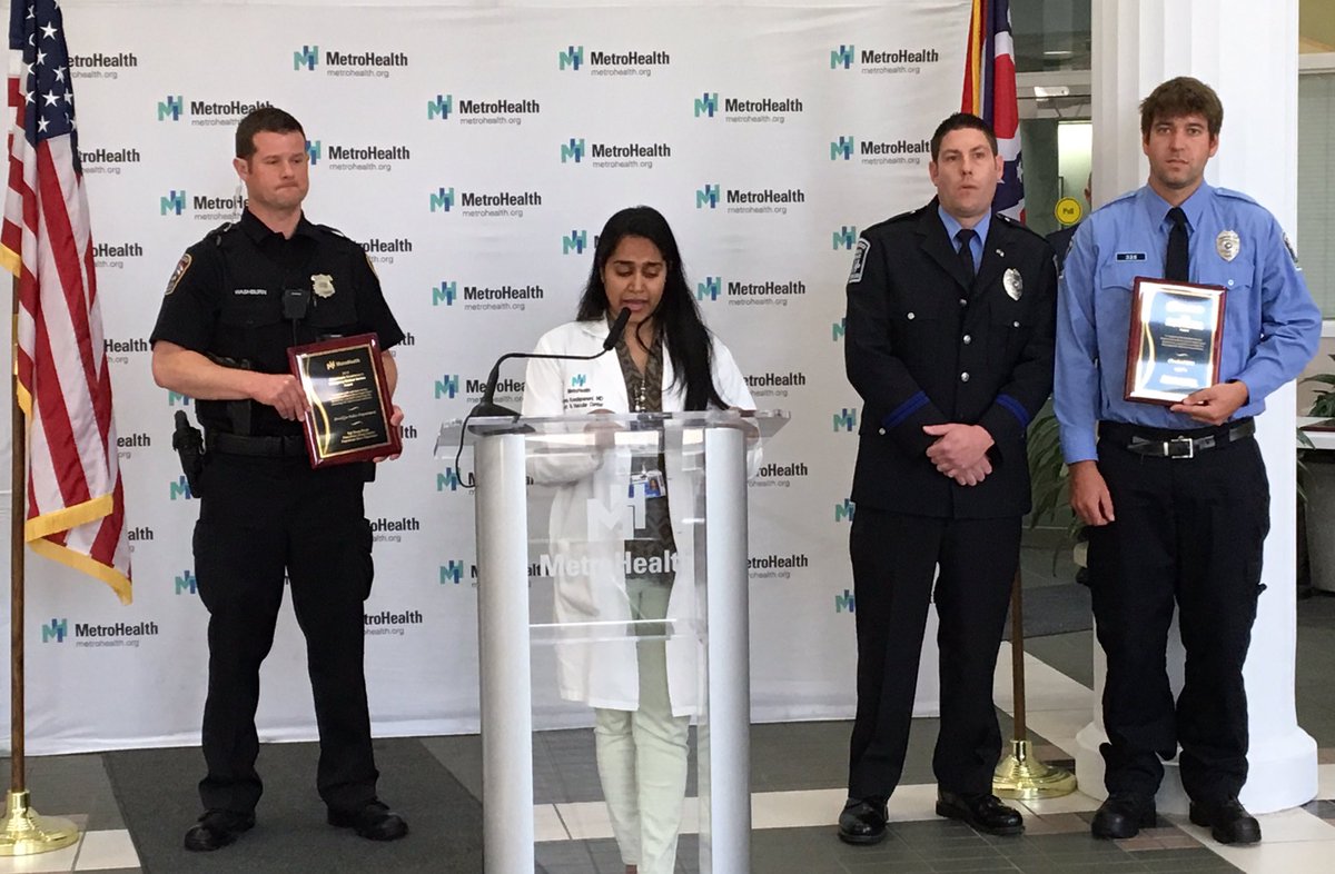 ClevelandEMS's tweet photo. Congratulations to the @ClevelandEMS and all of the Public Safety personnel who were recognized at the @metrohealthCLE Excellence in Emergency Medical Service Awards! #EMSweek2019 https://t.co/0Ha0wqs9A3