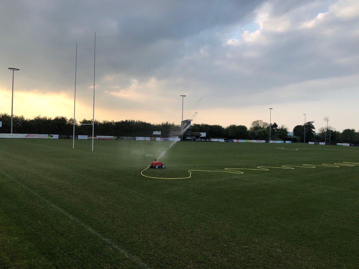cantrugby's tweet image. ⁦@the_groundsman⁩ the summer work starts now! #watchthegrassgrow