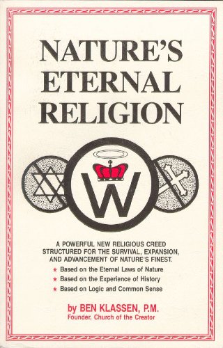 11) Klassen’s first book, _Nature’s Eternal Religion_, explains the theology (such as it is) in detail: White people are the obvious cream of God’s creation, and as such should be held as the repositories of God’s Will, the holders of all religious, political and economic power.