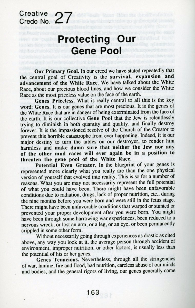 14) Here are some more prime pages from these texts. As I said, this is some of the most vile and hate-filled white supremacist propaganda you’ll find anywhere. The David Dukes and Richard Spencers are sagacious compared to Klassen.