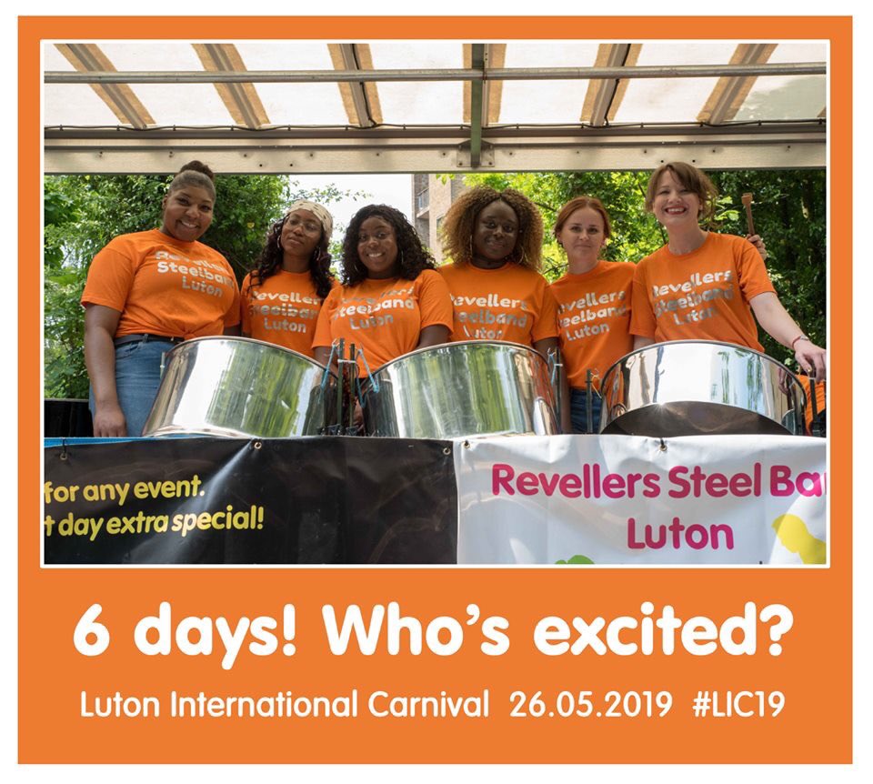 luton_mas's tweet photo. Aaaah! The countdown is almost complete! Just 6 days 'til Carnival!!!

#LAM19 #LIC19 #LutonCarnival #LutonInternationalCarnival https://t.co/bU8APNyG44