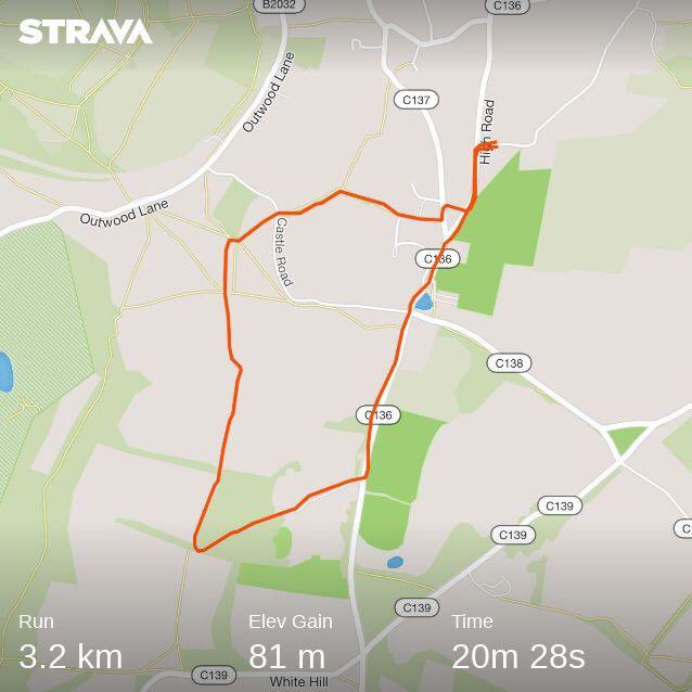 Day 1 - 20min Challenge I am swimming, cycling or running for at least 20mins a day from May 20th until June 20th.

Who’s in? Check out my run on Strava.
strava.app.link/y4jqipZMQW