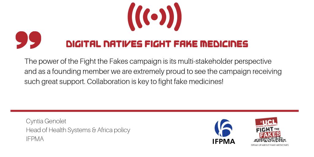 FightTheFakes's tweet photo. Thank you @Cyntia_IFPMA for underlining the importance of collaboration and partnerships, and how #FightTheFakes follows this approach to raise awareness and fight #fakemedis around the world!
LIVE from "DIGITAL NATIVES FIGHT FAKE MEDICINES" -> https://t.co/290ol9MbZe https://t.co/2XtaFOtLxV