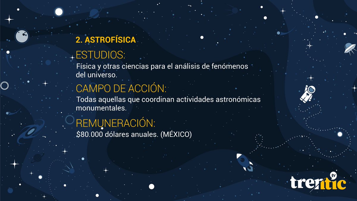 trentictv's tweet photo. Al momento de escoger una carrera universitaria está en juego tu futuro, pues en teoría es a lo que vas a dedicar tus años productivos y por supuesto tu tiempo; por esta razón, es imprescindible elegir la mejor opción. ¡Toma nota de las carrera del futuro! #Universidad #Grado https://t.co/YQ4I0pXity