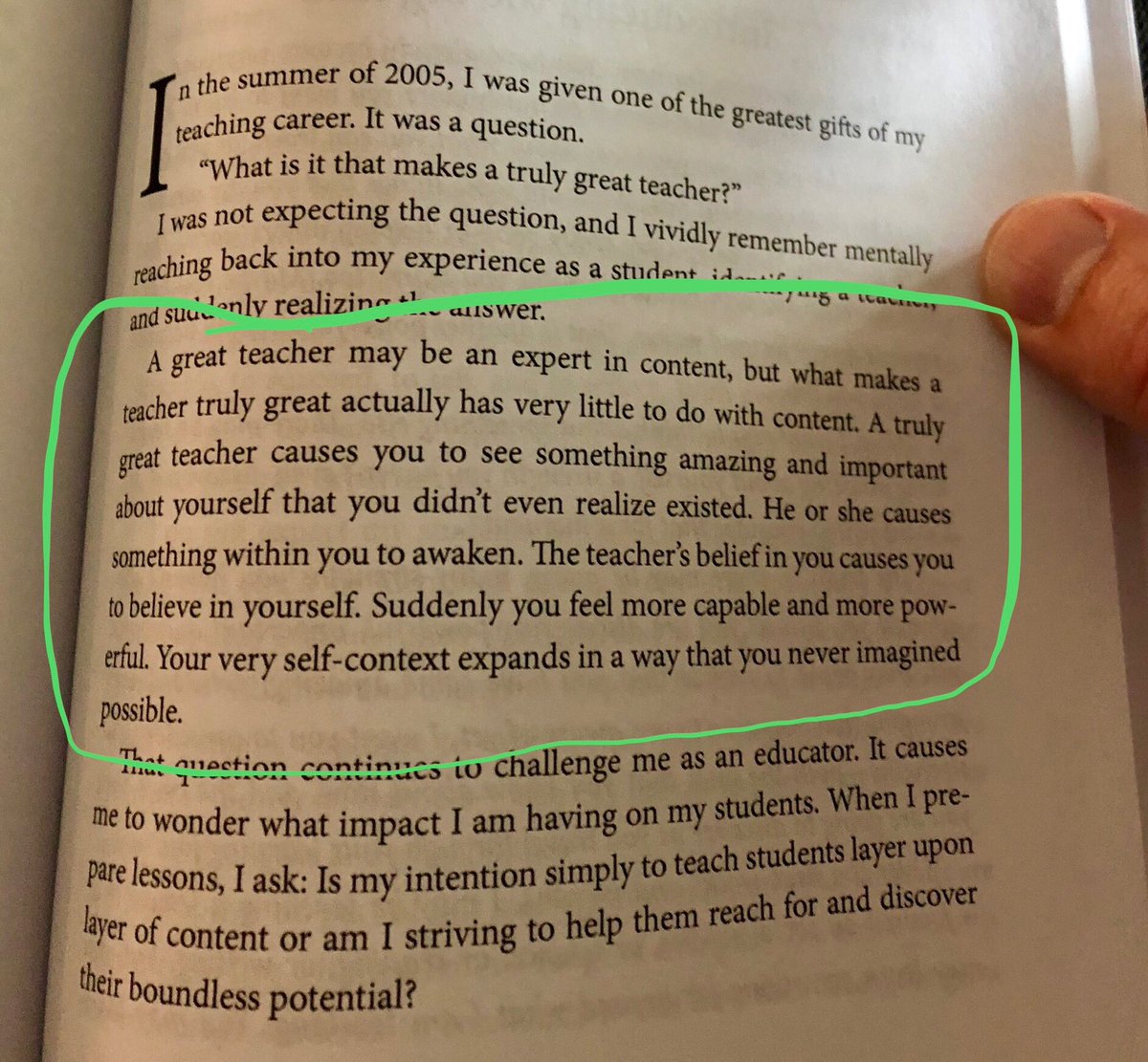 kevinsmithsd's tweet photo. Yes! From The Writing on the Classroom Wall by ⁦@SteveWyborney⁩. https://t.co/tsPM7YBZIc