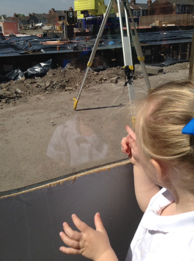 StCuthbertsPri's tweet photo. We have been checking on the progress of our new build, through the new viewing windows. #excitingtimes #2yo #kierconstruct https://t.co/moUncXhgIg