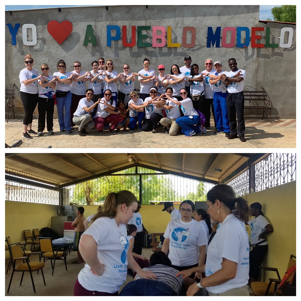 LiveYourLife_PT's tweet image. Guatemala Day 3: It was #LiveYourLife day! All volunteers wore our Guatemala @HeartsinMotion t-shirt. So humbling to see our company represented in Pueblo Modelo, a town severely underserved. We provided #physicaltherapy at pop up clinic. We focused on prevention! #PTTransforms