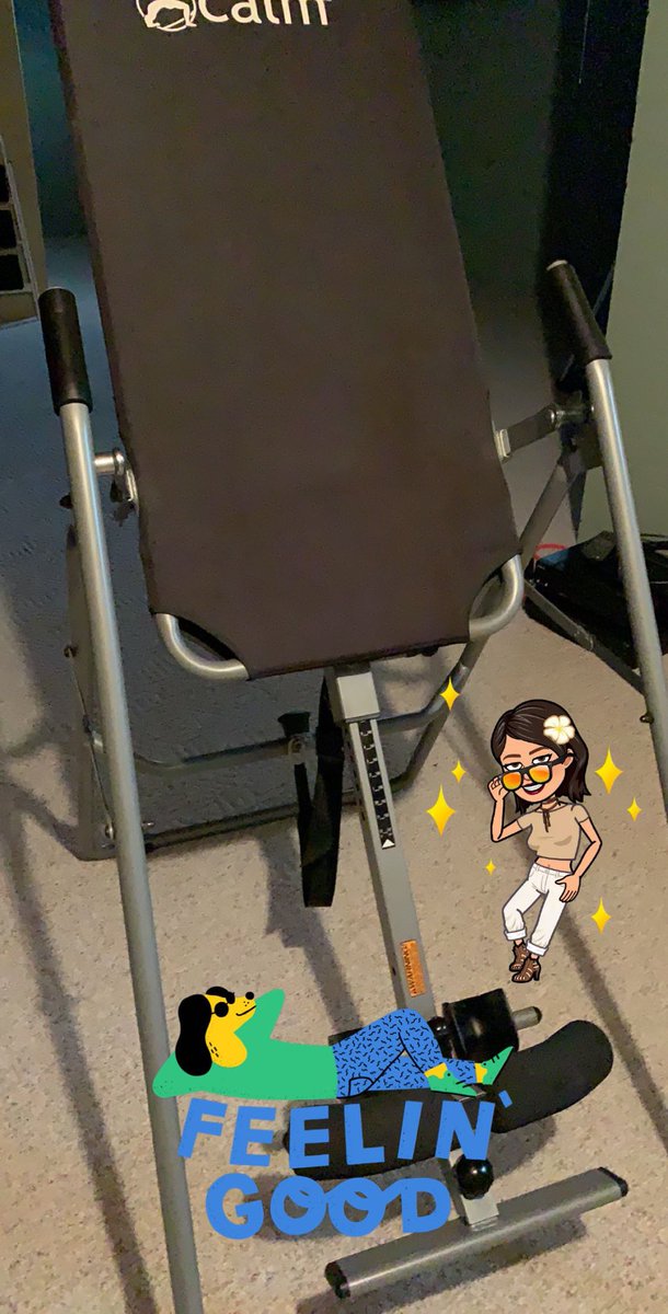 SunStarrQ's tweet image. WOW it is amaZING how much good gravity can do for any back / neck discomfort!!!! #Calm #InversionTable #Teeter