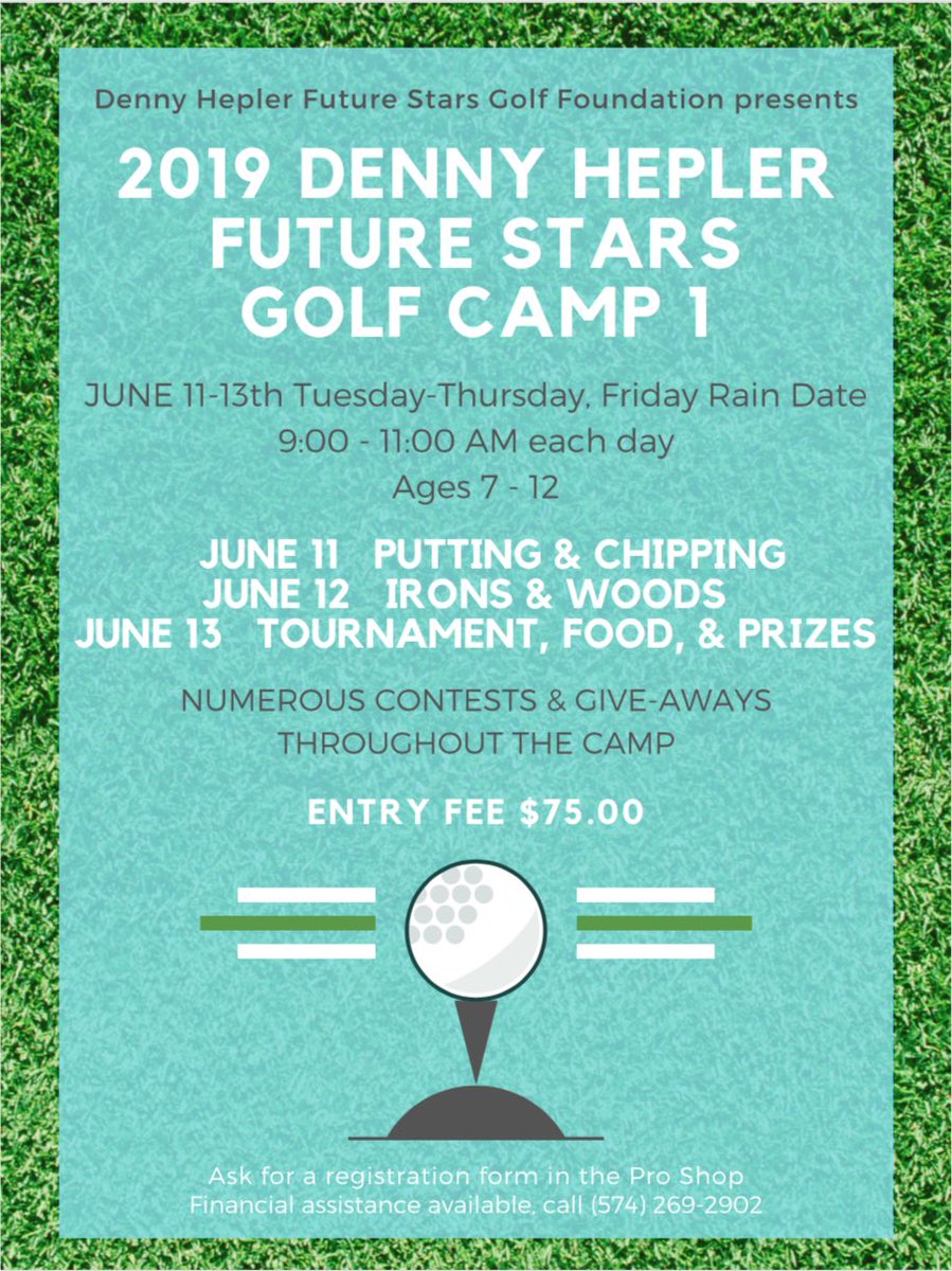 stonehenge_golf's tweet photo. Mark your calendars; #StonehengeGolf summer camps are coming up this June! They will be full of tips from our PGA teaching professional Craig Isabel, contests, and prizes! Come into our Pro Shop to pick up an application! We can't wait to meet all our future golf stars! 🏌🏻‍♂️ https://t.co/FfrFQE8F09