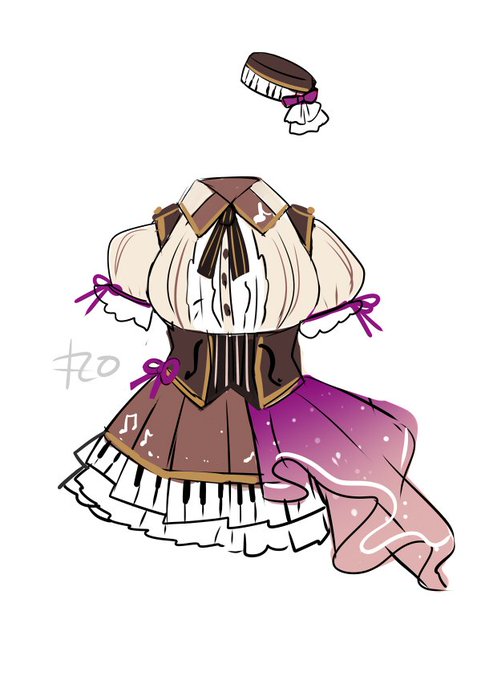 気が向いたらお揃い衣装着たガルシン担当キャラ描きたいなとかぼんやり 