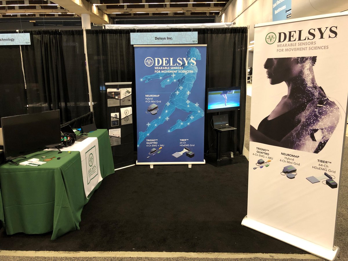 delsysinc's tweet photo. Our booth at @ieeeras @icra2019 is all set up! Come stop by Booth S13 to chat and learn about our #Wireless #EMG technology, and how it can help with your #Robotics applications! #ICRA2019 #IEEE #HMI #Prosthetics #Automation #MyoElectricControl #Trigno #Avanti #NeuroMAP https://t.co/IXo2YeXjFL