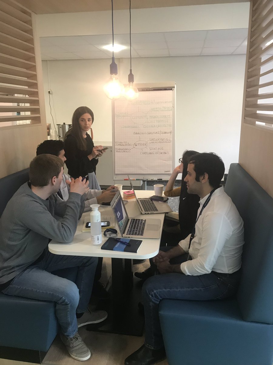 FinnWynstra's tweet photo. Was great to explore ‘collaborative innovation approaches’ today, with SCM students from Politecnico di Milano @MIP_PoliMi @PSMatRSM https://t.co/oy3rOgYAf8