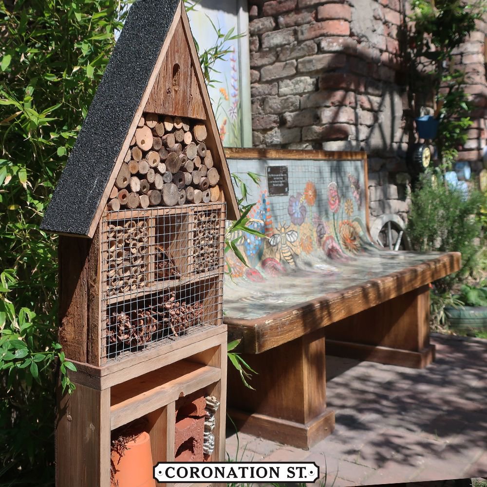 Here at Coronation Street, we fully bee-lieve in the importance of bees! 🐝❤️

#WorldBeeDay #bees #beehotel #Corrie