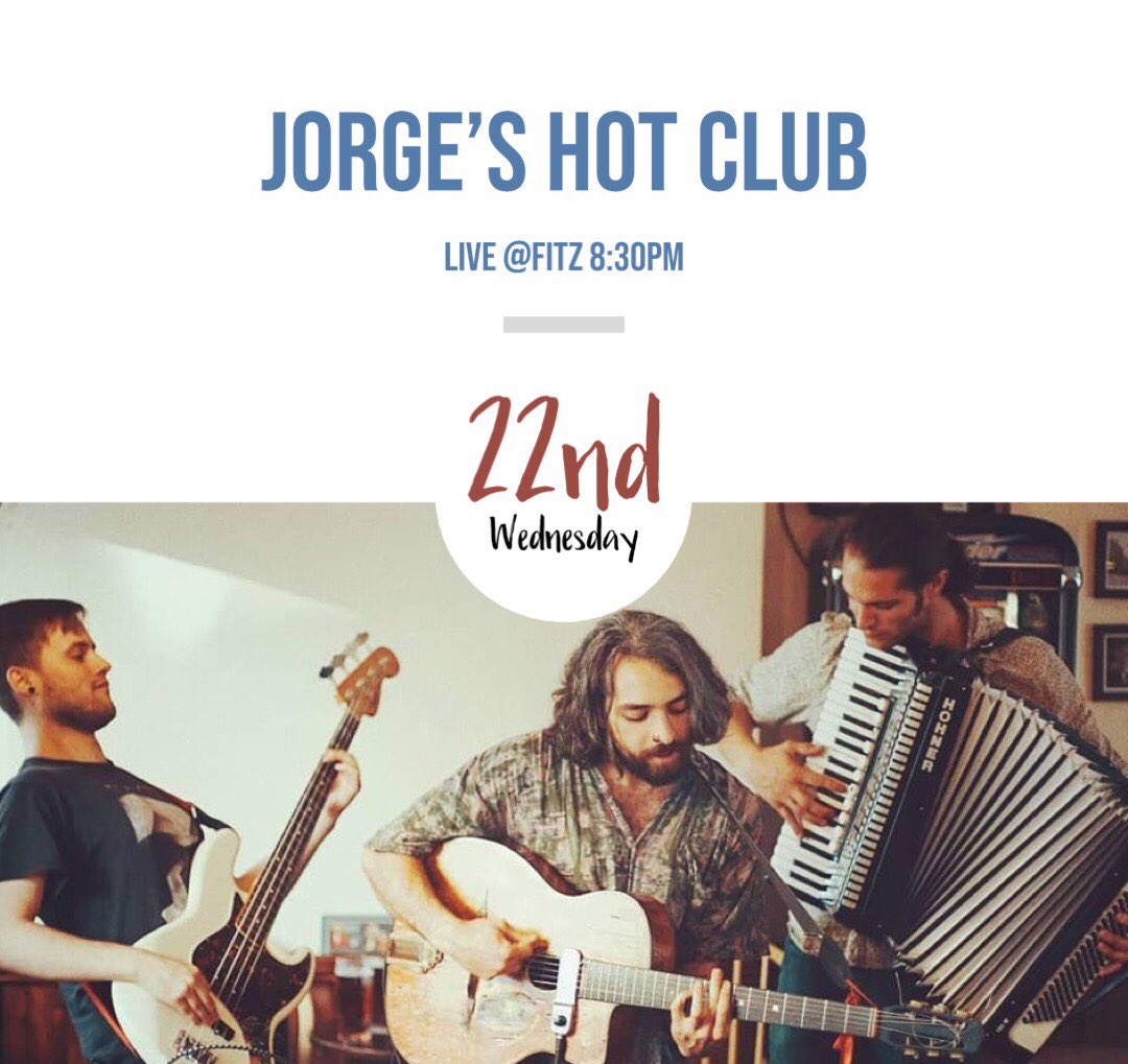 Back by popular demand! Performing live this Wednesday - talented Jorge’s Hot Club Gypsy Jazz <a href="/FitzherbertsBTN/">Fitzherberts BTN</a> 8:30pm 2 for £10 on cocktails 🙌🏻 #LiveMusic #Brighton #WhatsOn #BrightonLife #WeLoveBrighton #Events #Cocktails #PlaceToBe