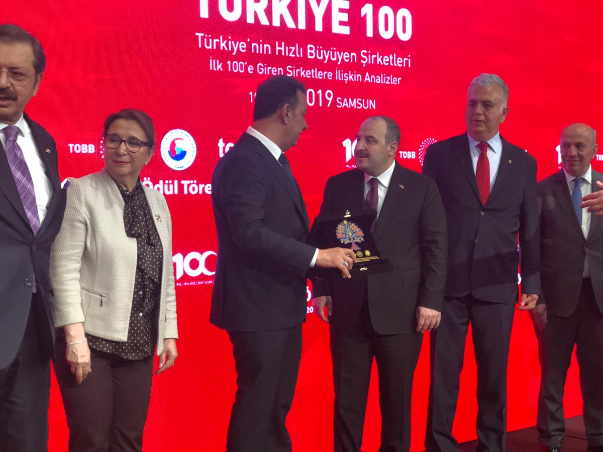 "Türkiye'nin Hızlı Büyüyen Şirketleri (Türkiye 100) Programı " Kapsamında yapılan değerlendirmede 51. Olmanın mutluluğu ve kıvancı içerisindeyiz.