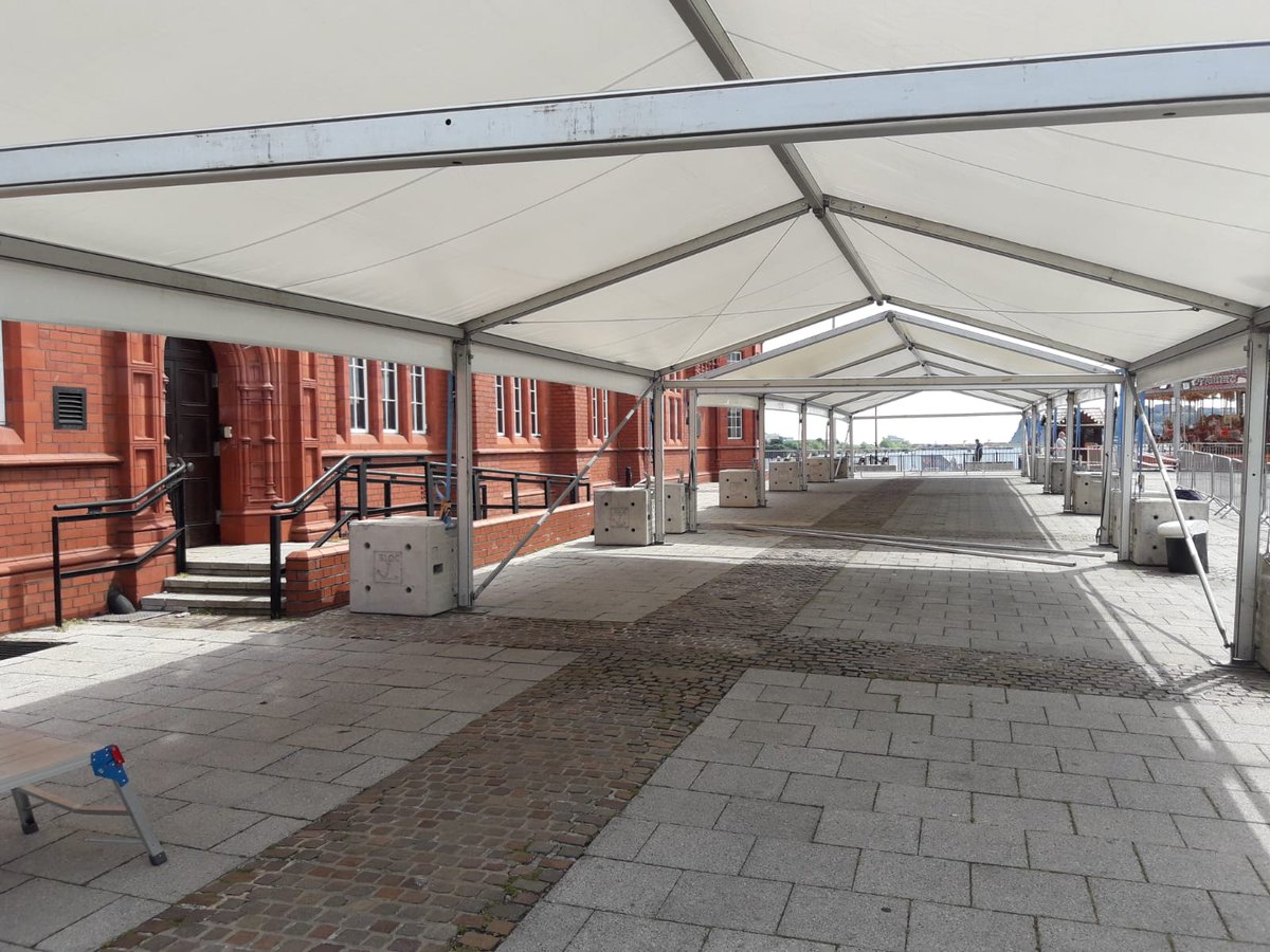 Hard work has started with the build of our Trade Stands <a href="/EisteddfodUrdd/">Eisteddfod yr Urdd a’r Celfyddydau</a>. Event begins next Sunday 26th May, be sure to get your tickets!