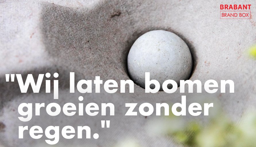 Geen bomen kappen, maar planten! Met zijn smart emmers brengt Pieter uit @Steenbergen welvaart in arme, droge landen, reduceert hij CO₂-uitstoot en lost het waterprobleem op. 

Lees of download het verhaal van @Groasis ➩ bit.ly/2VxYSF5  #BrabantBrandBox #CO2 #welvaart