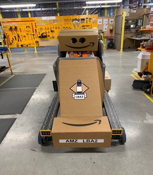 AmazonNewsUK's tweet photo. Well done to our engineers at Doncaster iPort fulfilment centre for raising over £600 for @BluebellWoodCH with their entry at Clifton Park Soapbox Derby! #DeliveringSmiles https://t.co/nhEC3I6CLI