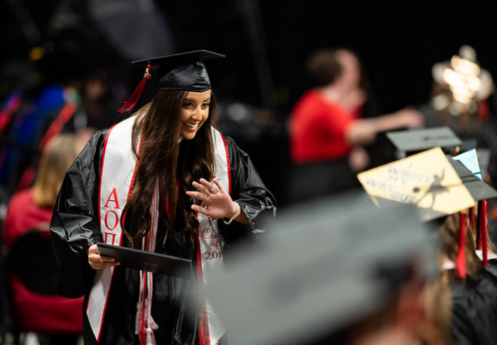 AStateWLC's tweet photo. More graduation moments. Thanks to all of the intern alumni for being willing to Step Up and Reach Back.

#StepUp #ReachBack #AStateWBLC #Classof2019 https://t.co/oZlcfSYLRW