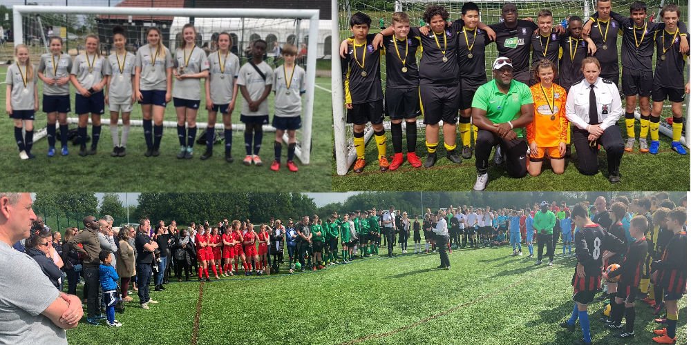 EssexPoliceUK's tweet photo. .@ThurrockCPT hosted a @KickOffAt3 football tournament for teenagers on  Saturday. The event saw 160 children attend with more than 40 games played throughout the day, all while fundraising for @OCowardsC.

Find out more about our #community event: https://t.co/8SjR1w8BGl https://t.co/qbB0FgNRHL