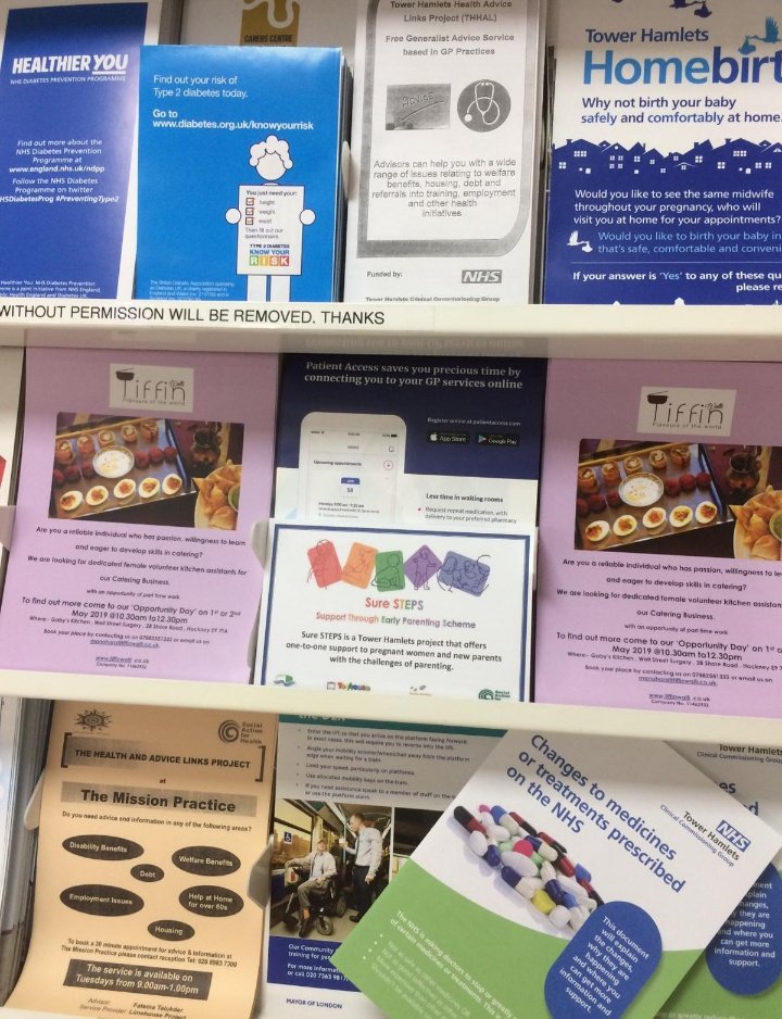 SAfH_Maternity's tweet photo. Promoting our work across Tower Hamlets!
@advice_safh we see you π #THHAL #Advice #welfare #gp #primarycare #wellbeing #towerhamlets https://t.co/CeICranvyl